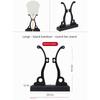Jixu 2026 New Model Chinese-Style Fan Stand, Fan Holder, Folding Fan, Round Fan Display Stand, Fan Base, Solid Wood