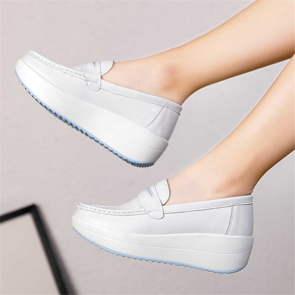 Fashion Platform Strapless White Sports Oxford Womens Heels Platform Shoes White Sneakers Saoatenis Sports Top Comfort Sho Novelty