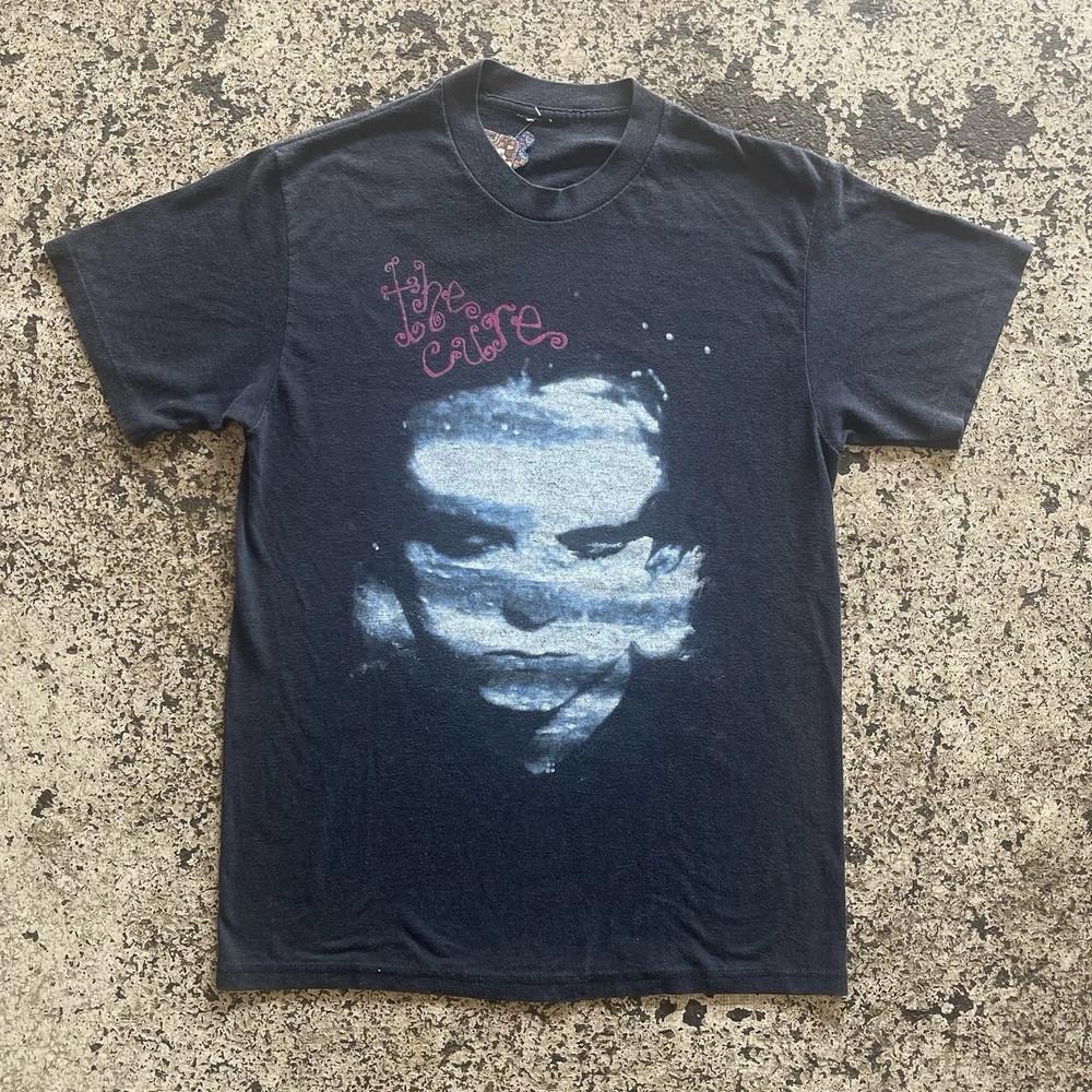 Vintage 1989 The Cure Disintegration Prayer Tour Tshirt S5XL Black PA6276 Unisex T-Shirt M