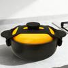 Crock Pot Lid Strap No-Spill Design Reusable Elastic Self-Lock Silicone Tie Heat-Resistant for Cooking and Transport