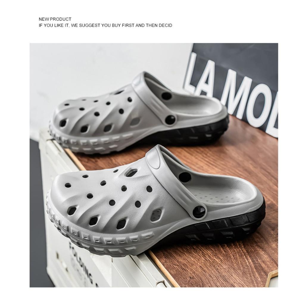 Men's, EVA Slippers, Thick Soled, Non Slip, Toe Over Slippers, Casual, Versatile, Beach Sandals