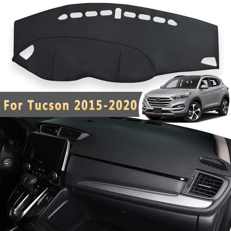Car Dashboard Cover For Hyundai Tucson   2018 2017 2016 2015 Auto Mats Sun Shade trume Panel Accessories Waterproof