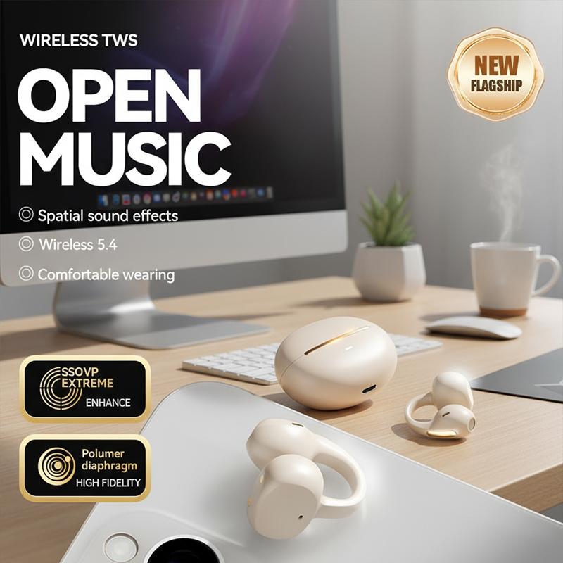 Clip Bluetooth Headphones Real Time Translation Earbuds Noise 144 languages AI Translate Earbuds Portable Wireless Earphones