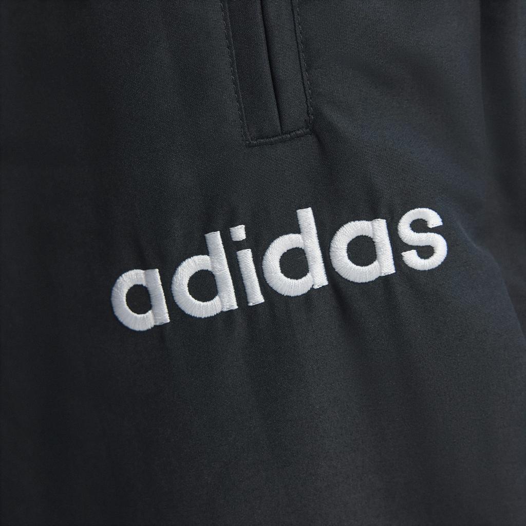 Adidas Knitted Sweatpants Men's Black Moderate Cuffed Pants