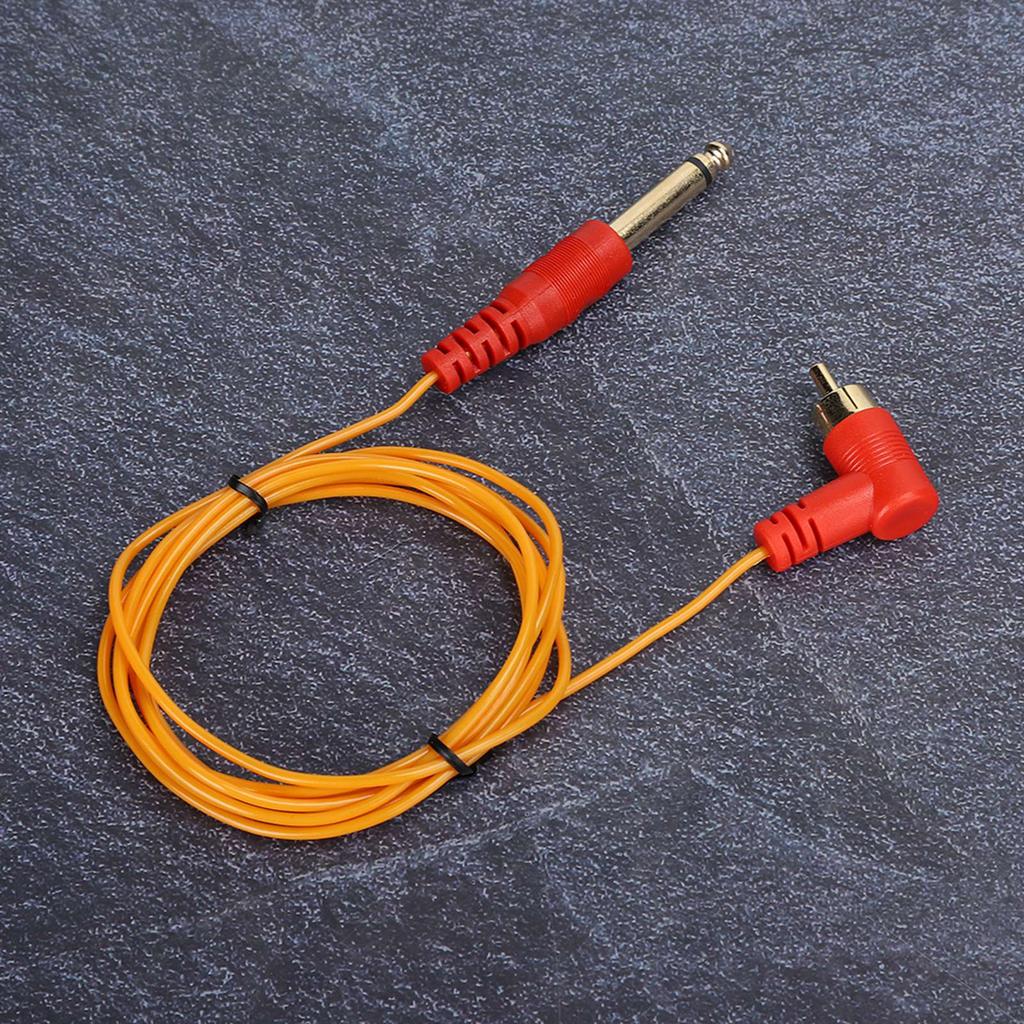 Tattoo Clip Cord 6.35mm RCA Connector Tattoo Clip Cord for Tattoo Machine Device