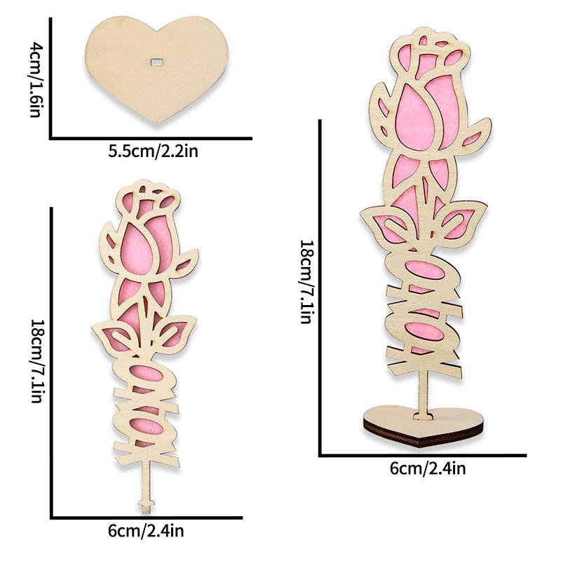 KISS Figuren Schreibtischornamente Valentinstag 2026 Herzförmiges Ornament Hochzeits-Tischdeko Herzstatuen