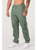 Men's Autumn Patchwork Cargo Pants with Large Pockets - Casual, Solid Color, Loose Fit, Small Leg Style