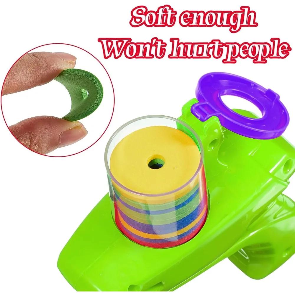 Εκτοξευτής Δίσκου Αφρού Ιπτάμενος Δίσκος Χειρός Σκοπευτής Παιχνίδι Σκοποβολής Εσωτερικού Χώρου Παιχνίδι Εξωτερικού Χώρου για Γάτα Παιχνίδι Γάτας