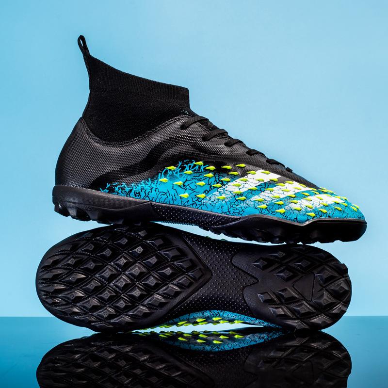 Large Size New High-Top Football Shoes Men'S Training Shoes Student Long Nail Football Shoes Broken Nail Shoes Women