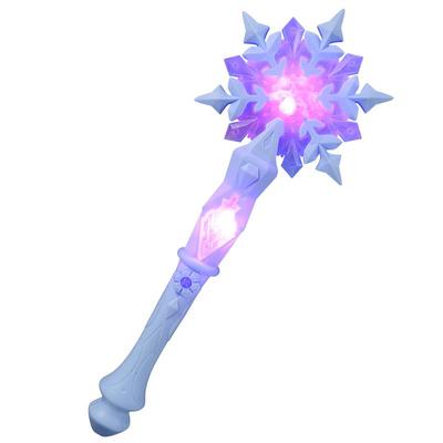 Light Up Glow Snowflake Kids Cosplay Light Up Snowflake Glowing Snowflake Stick Glowstick Toy Birthday Gift for Girls