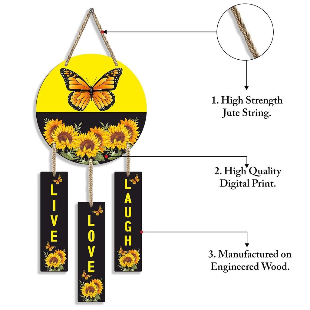 Home Decor Items for Living Room | Wooden Wall Hangings for Home Decoration| Room Decor Wall Decor Items for Bedroom | Home Decoration