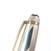 Great MONTBLANC fountain pen Meisterstück Classic Solitaire white star 18K Used