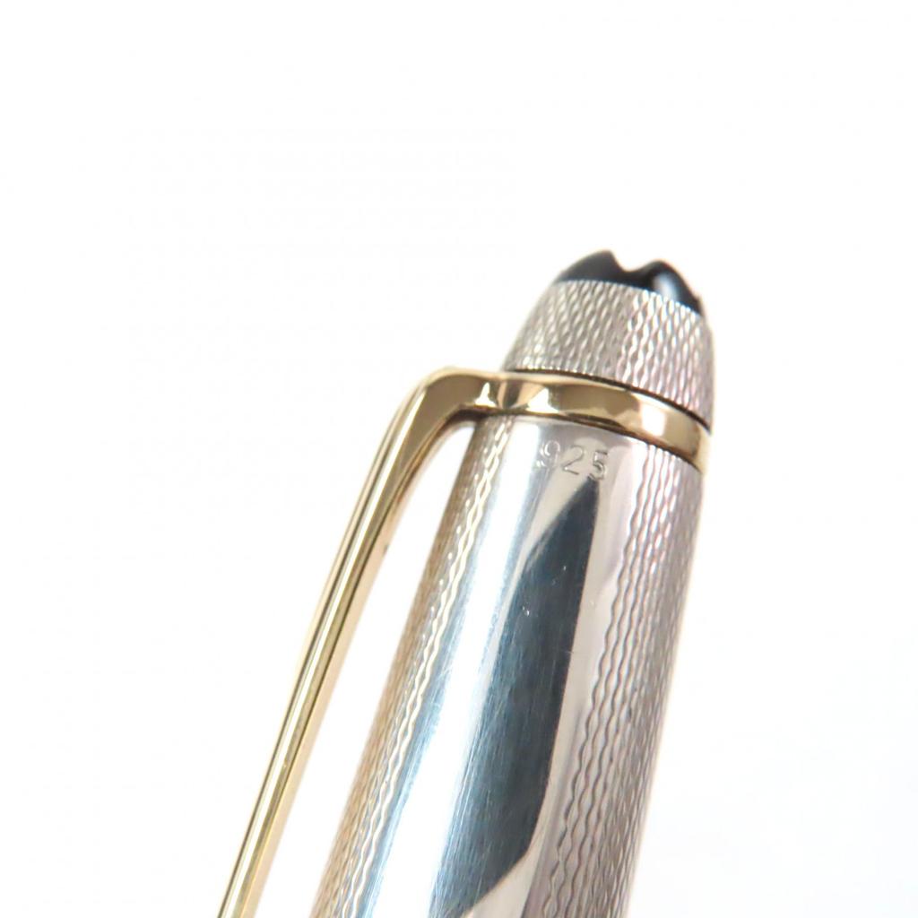 Great MONTBLANC fountain pen Meisterstück Classic Solitaire white star 18K Used