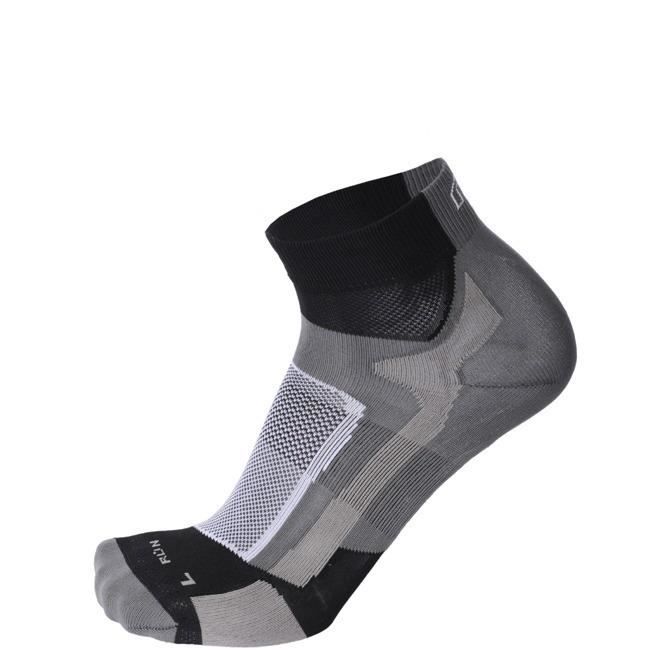 Chaussettes De Course À Pied - Mico - Mi-haute - Compression - Noir - Unisexe