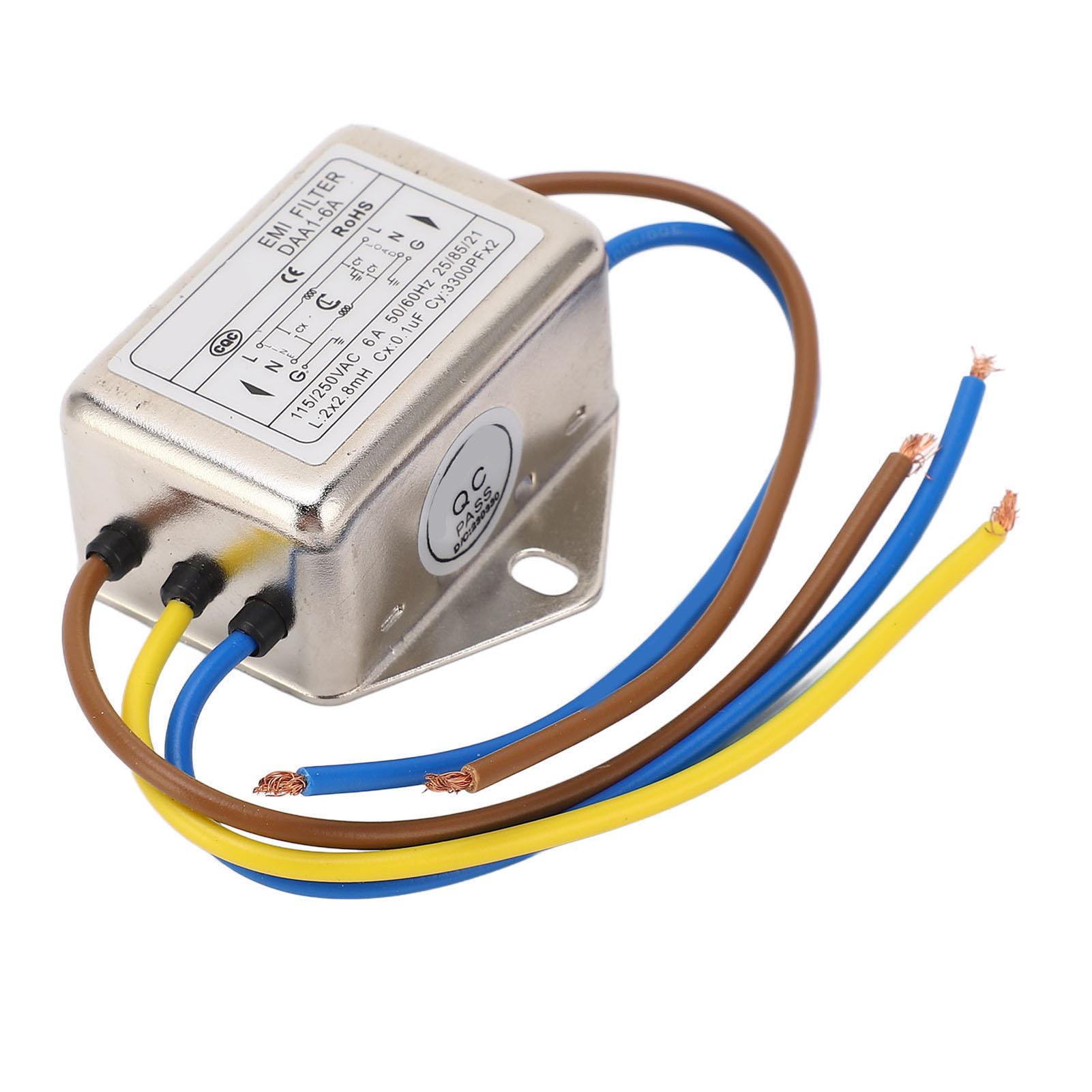 

Фільтр живлення придушувач перешкод фільтрація завад сигналу фільтр живлення EMI для лазерного різака