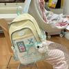 Schoolbag1011 New dopamine schoolbag for junior high school students High value backpack Large capacity casual versatile backpack