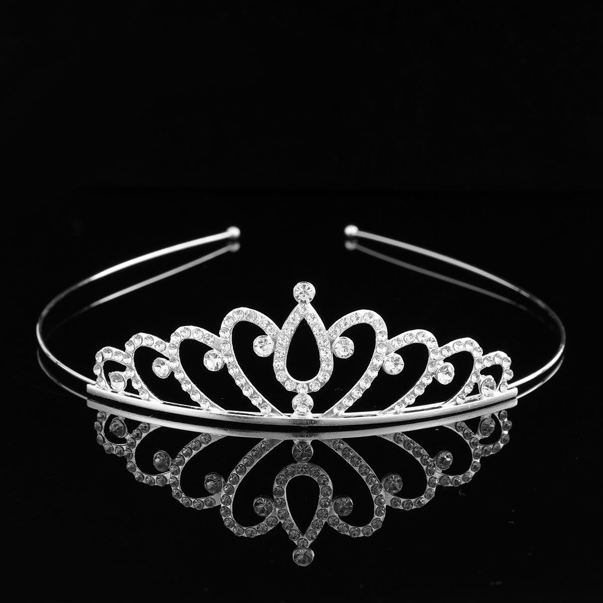 

Свадебная корона для невесты, детский головной убор, аксессуары для волос, корона на день рождения со стразами, электронная коммерция Temu