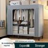 Compact Modern Minimalist Foldable Wardrobe for Bedroom or Rental Room