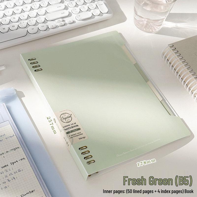 Detachable, High-Quality Loose-Leaf Notebook for Students and Graduates - Perfect for Back-to-School and Error Logging.
