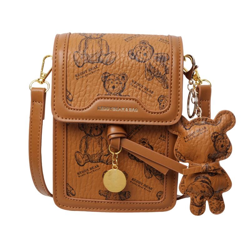 Dámská taška na mobil přes rameno 2025 nová módní výklenková designová malá čtvercová taška na mobil