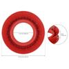 15cm High Strength Plastic Fishing Line Winding Board Outer Diameter with Trace Wire Swivel Tackle