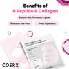 COSRX The Peptide Collagen Hydrogel Improving and Collagen Gel COSRX Korean Cosmetics Mask, 3-Pack, Elasticity, Glow, Moisturizing, Lifting, Mask,