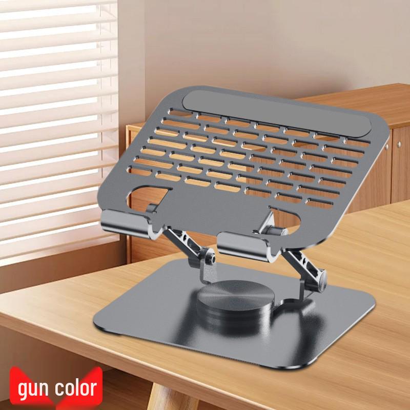 Universal Metal Foldable Desktop Stand for Phones & Tablets with Cooling Feature