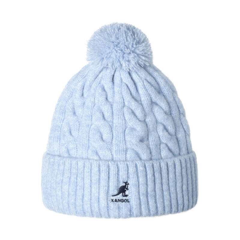 

KANGOL Шапка Бини С Помпоном Помпон Шерстяная Скрутка K4460SM GLACIER K4460SM GLACIER