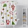Home decoration shower curtains for bathroom waterproof curtain fabric Modern Nordic style Living Room Merry Christmas winter