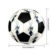 1 PZ Pallone da calcio Cristiano Ronaldo Master taglia 5 Pallone da calcio indoor Praha Colorato Per tutte le età Cucito a macchina PVC Pronto per la competizione Resistente Alta rimbalzo