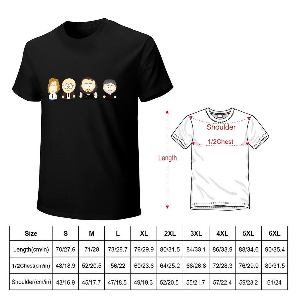 Bottom Cartoon TShirt heavyweights summer clothes plain black t shirts men