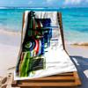 Kw Heavy Trucks Beach Towel Super Soft Microfiber Quickdry Fabric Comfortable Lightweight