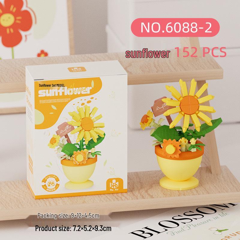 

Конструктор «Бонсай-пейзаж» - Совместим с LEGO, Идеальный подарок на День святого Валентина