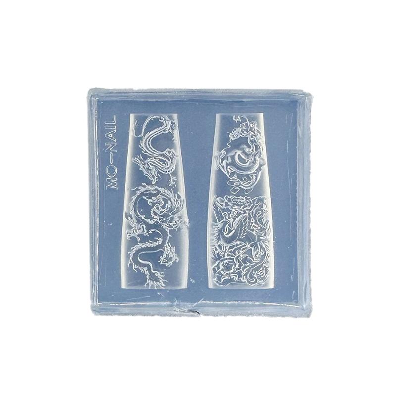 Cartoon Mini Snake Silicone Nail Mold Nail Stamping Stereoscopic Decorations Nails Diy Design Manicure Tools