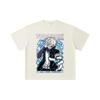 260 GSM Double Yarn 32 Count 100% Cotton My Hero Academia V11 Dabi Print Unisex Heavy Cotton T Shirt
