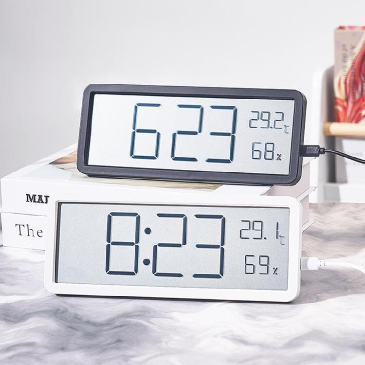 Digital Wall Clock with Backlight, Temperature, and Date for Modern Homes