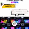 Neon 48 LED Car Interior Ambient Lamp With USB Automotive Interior Decorative Lights