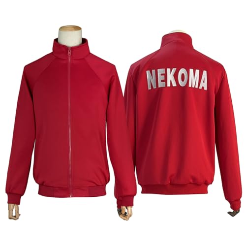 

[HOLOUN] Karasuno Jersey Coat Cosplay Costume, Nekoma Aoba Johsai, Hinata Shoyo, Kageyama Tobio, Sugawara Koushi, Aoba Johsai High School, Anime Hallo