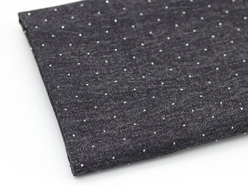 Washing Denim Fabric with Shiny Diamonds Thick By The Meter for Dress Bags Jeans Diy Sewing High Grade Cloth Soft Black Blue