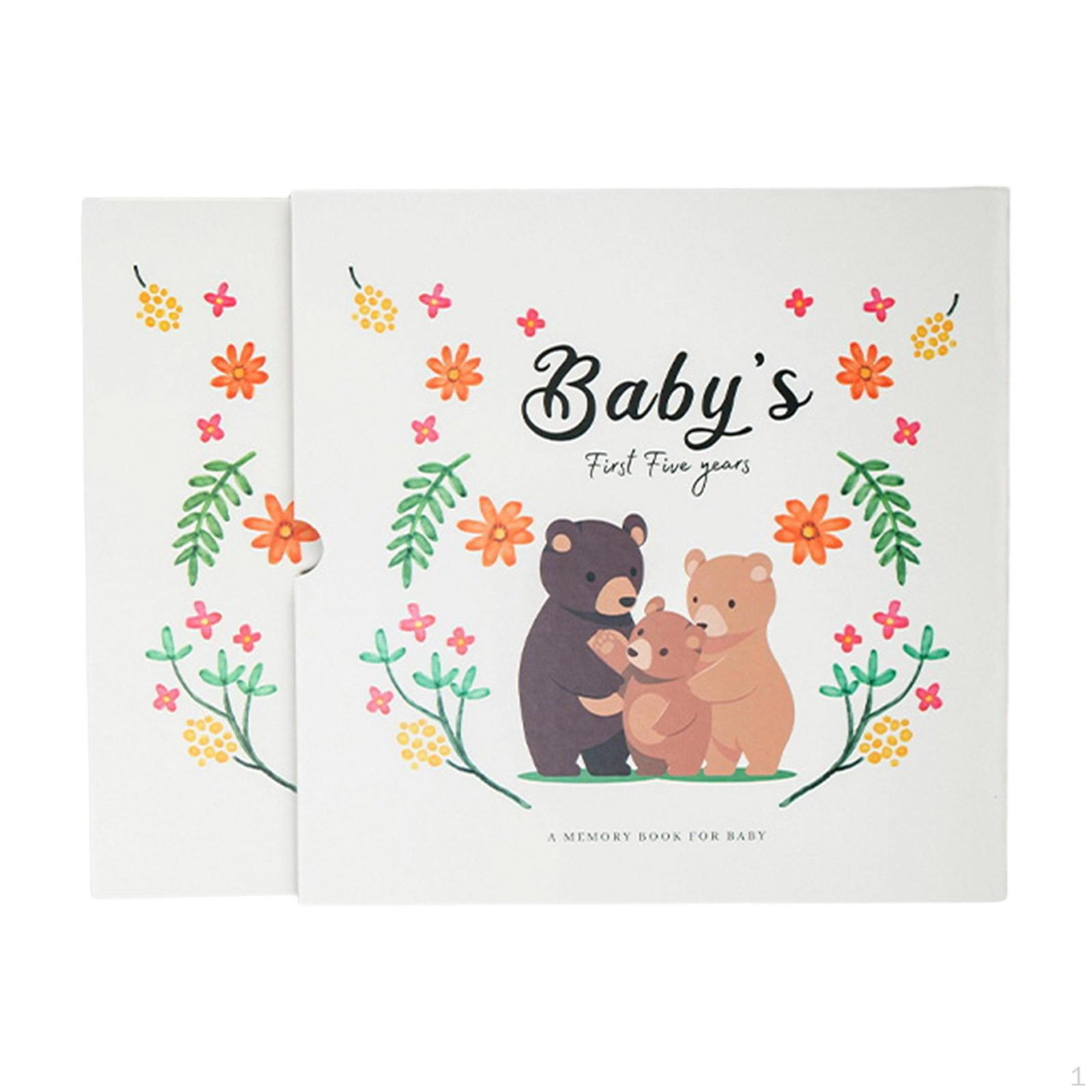 

Book, Milestone Journal, Shower Gift, s 5th Birthday Photo, Book Bear