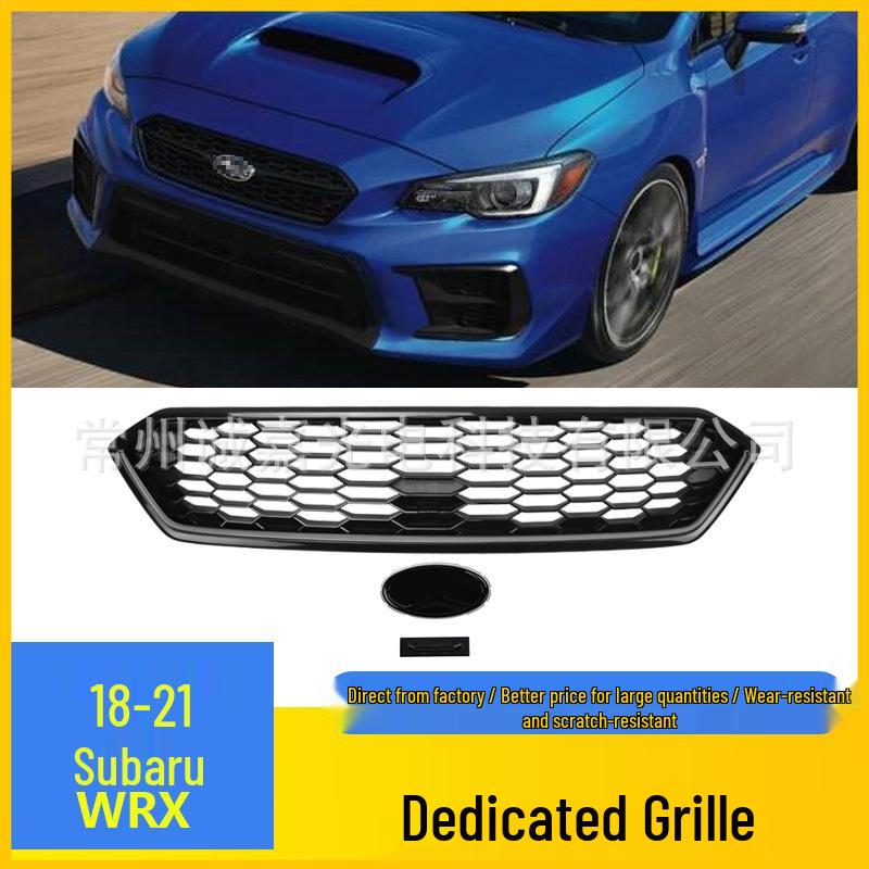 Black Front Bumper Grille for Subaru WRX (US Spec, 2018-2021)