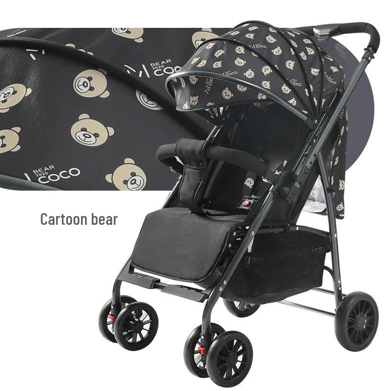 Huaying Compact One-Button Foldable Two-Way Baby Stroller