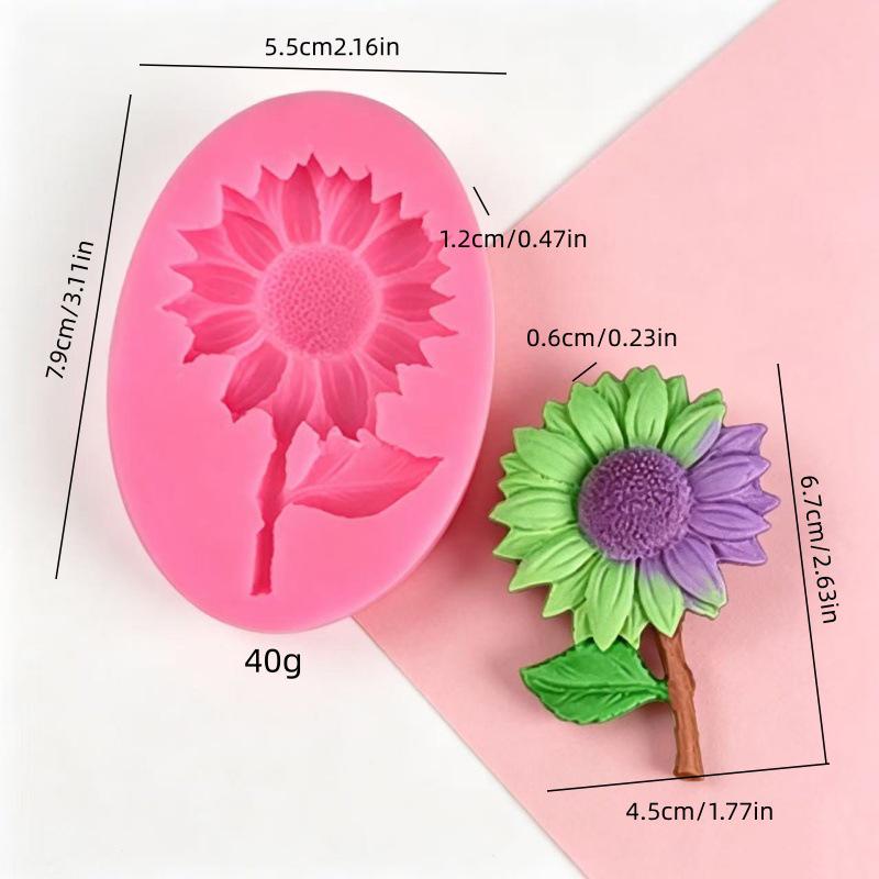 DIY Flower Silicone Mold for Handmade Fondant Cake Decorations