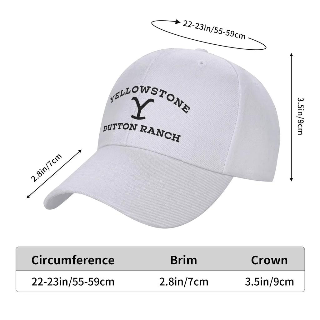 Yellowstone Dutton Ranch Baseball Caps Men Women Sport Trucker Hat  Hats Adjustable Snapback Caps Dad Hat Summer Hats