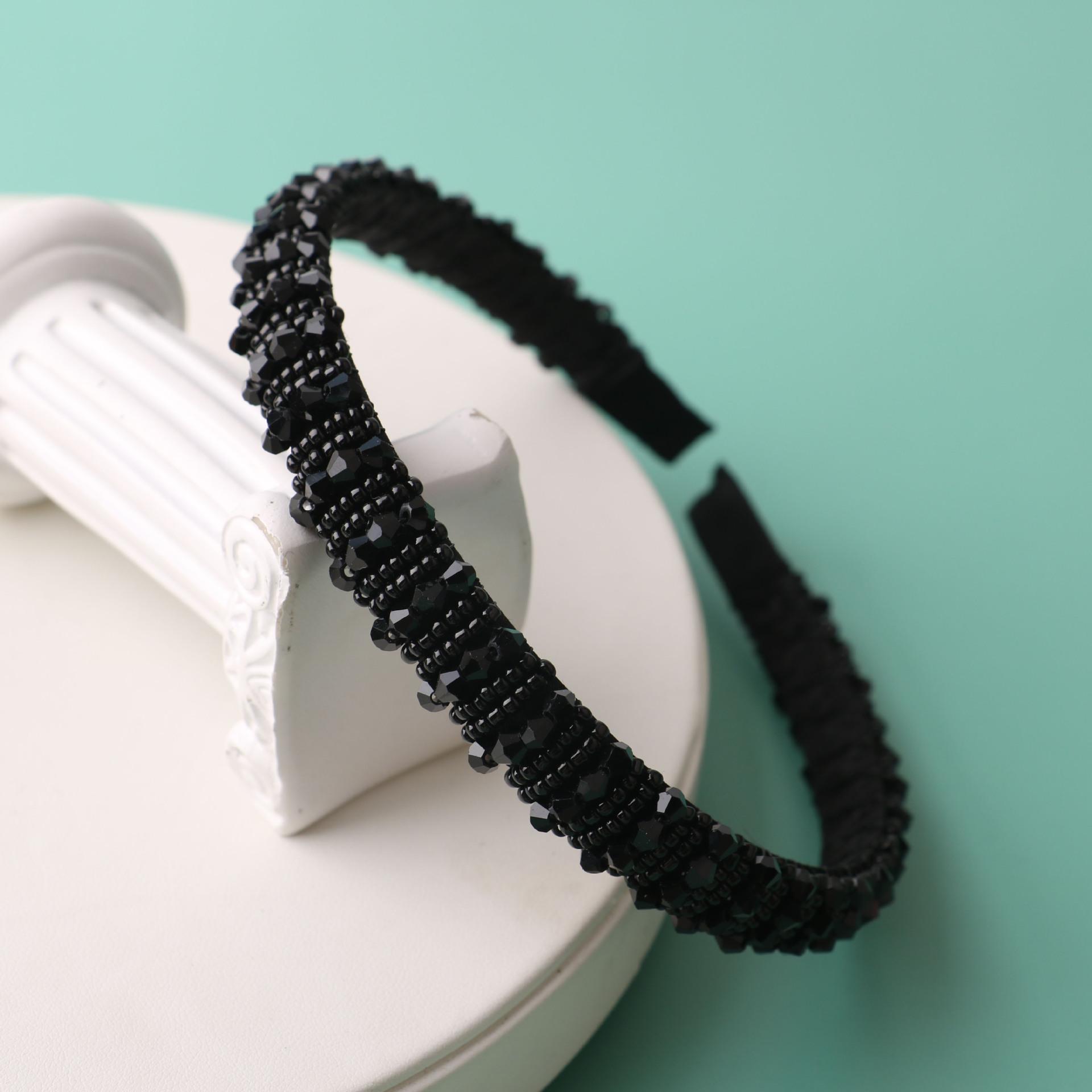 

Плетеные хрустальные бусины Повязки на голову для женщин Девочек Эластичные резинки для волос для женщин Девочек Блестящие Роскошные Повязки на голову Обручи Головные уборы Подарки