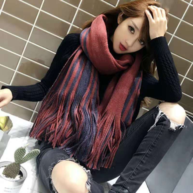 Scarf for Women Plaid Scarves Winter Warm Oversized Pashmina Tartan Scarves