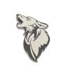 3D Metal Wolf Logo Car Front Grille Badge Side Fender Rear Trunk Emblem Sticker Decal  Car Exterior Decorative Accessories