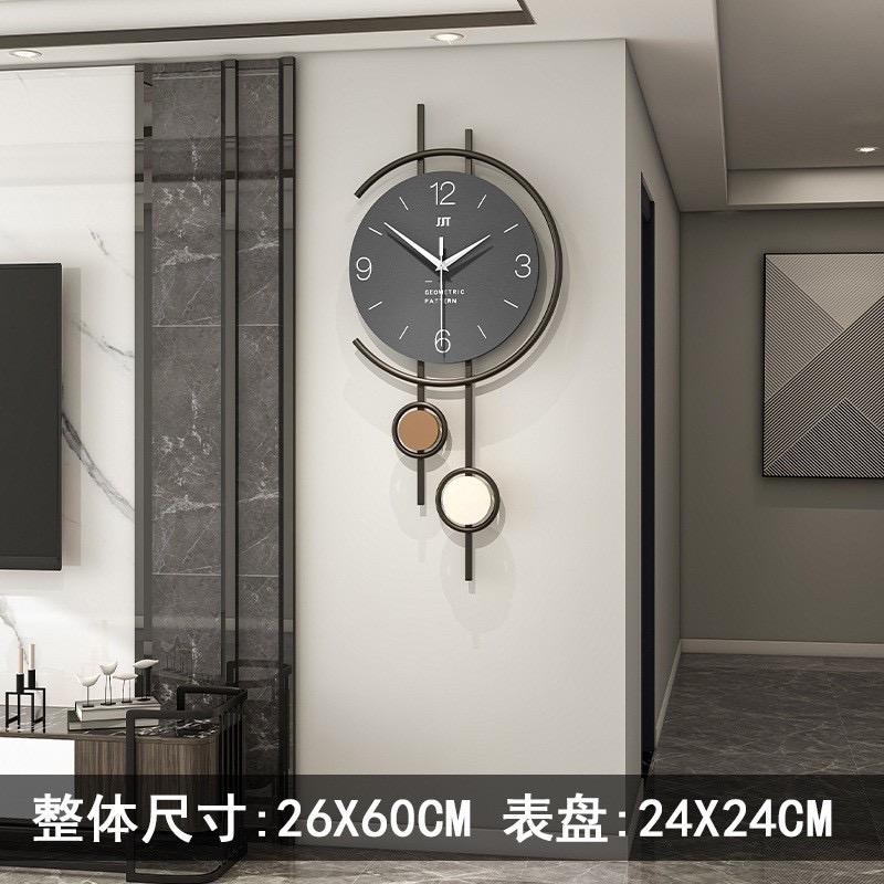 Wall Clock Living Room Light Luxury Home Decoration Clock Without Punching Simple Dining Room Silent Clock Hanging On the wall