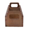 Teebeutel-Organizer aus Holz, 3 Fächer, Aufbewahrungsbox für Teebeutel, mit doppeltem Griff für Kaffee, Zucker, Arbeitsplatte