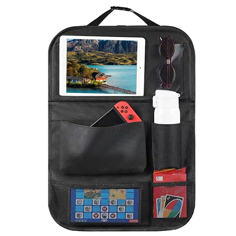 Aufbewahrungstasche für die Autositzlehne mit 600D-Gewebe und Trittschutz